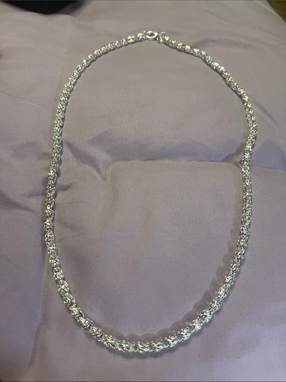 New Sterling Silver Rope Chain Necklace - 24”